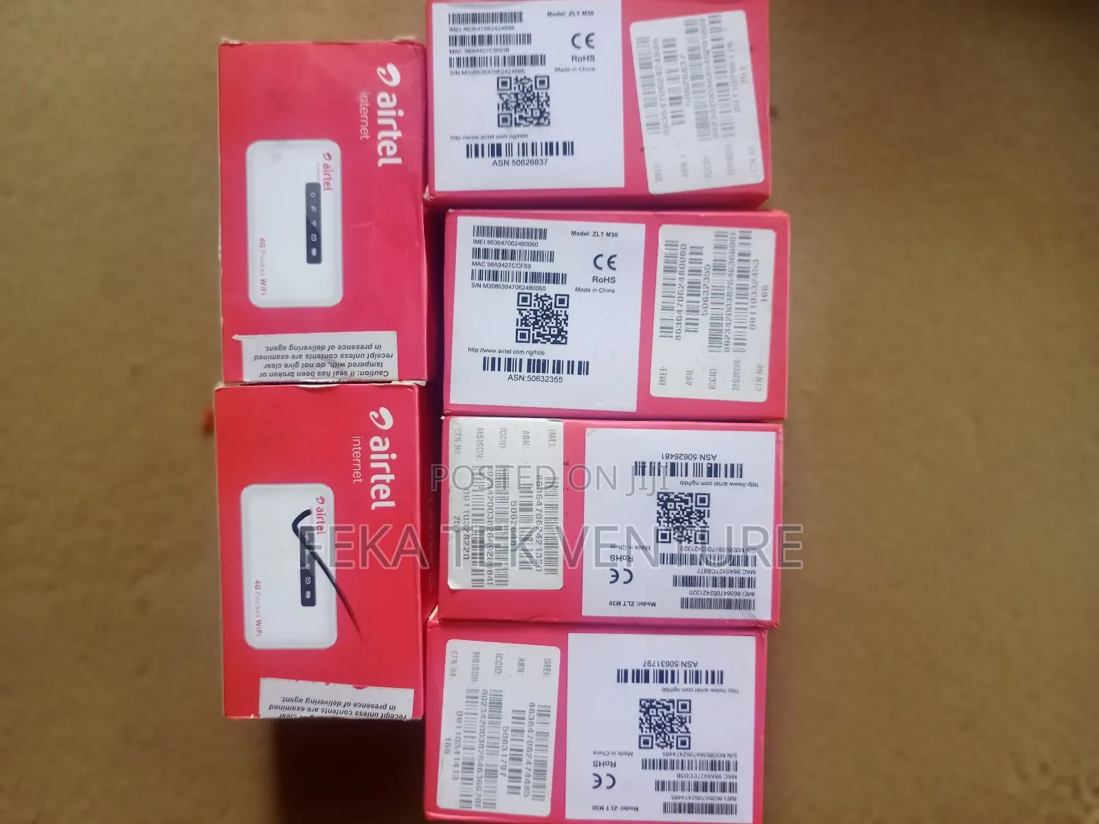 Universal 4G Wifi Box With Lan Port Mtn, Voda, at Supported.