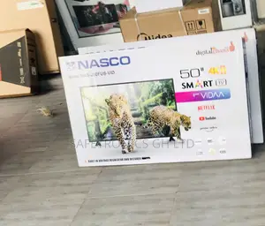 Neatly Boxed Nasco 50 Inch Smart Led UHD Tv