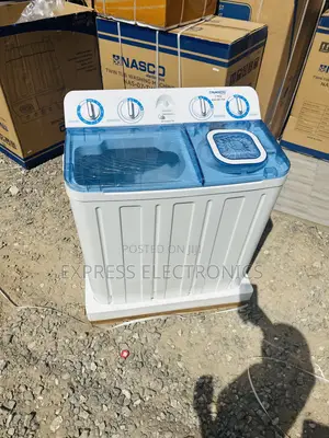 Nasco 7kg ) Washing Machine White Bile and White