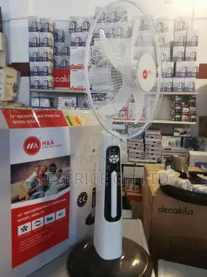 Led Display H a Rechargeable Fan