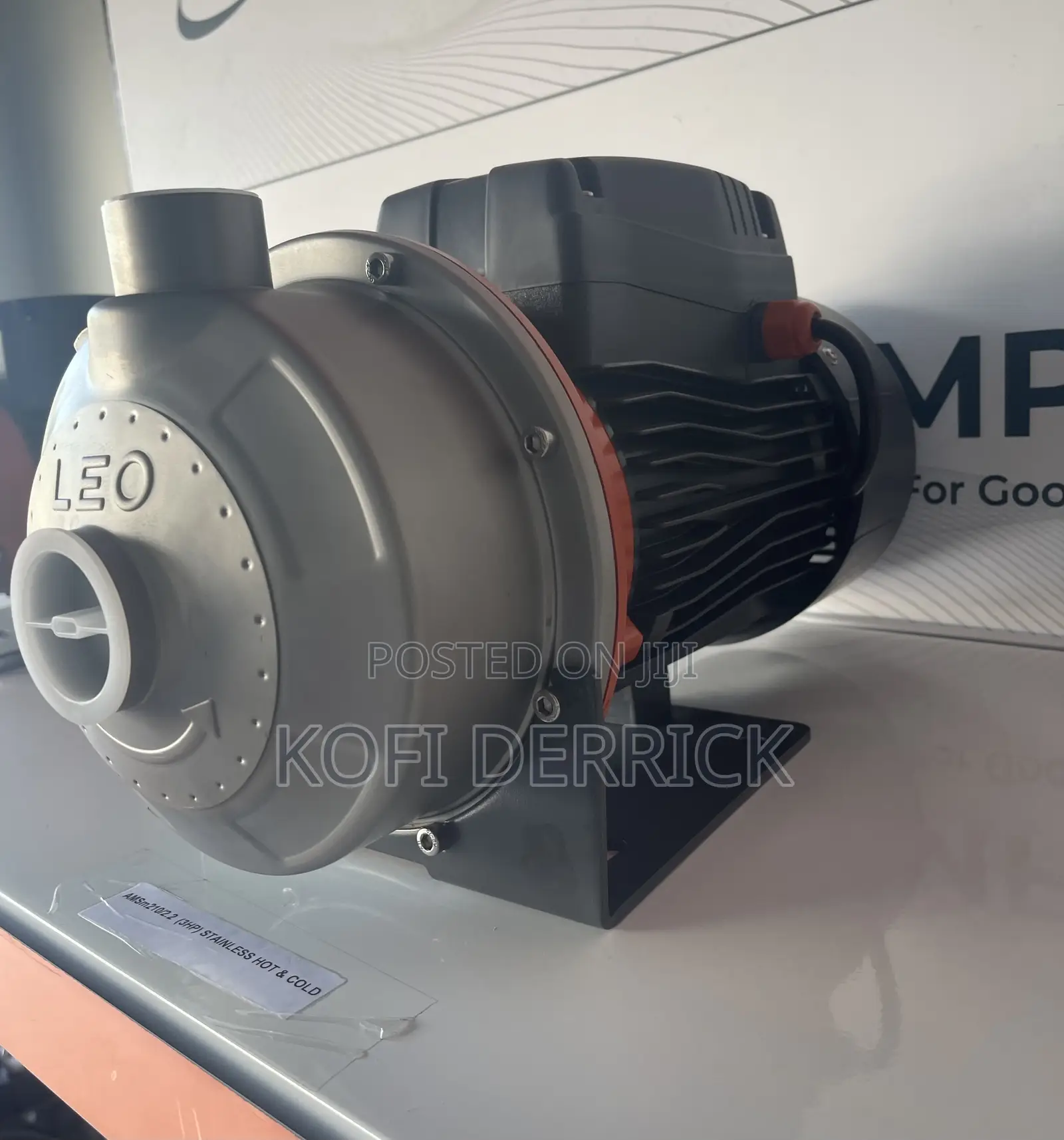3hp Stainless - Leo Water Pump
