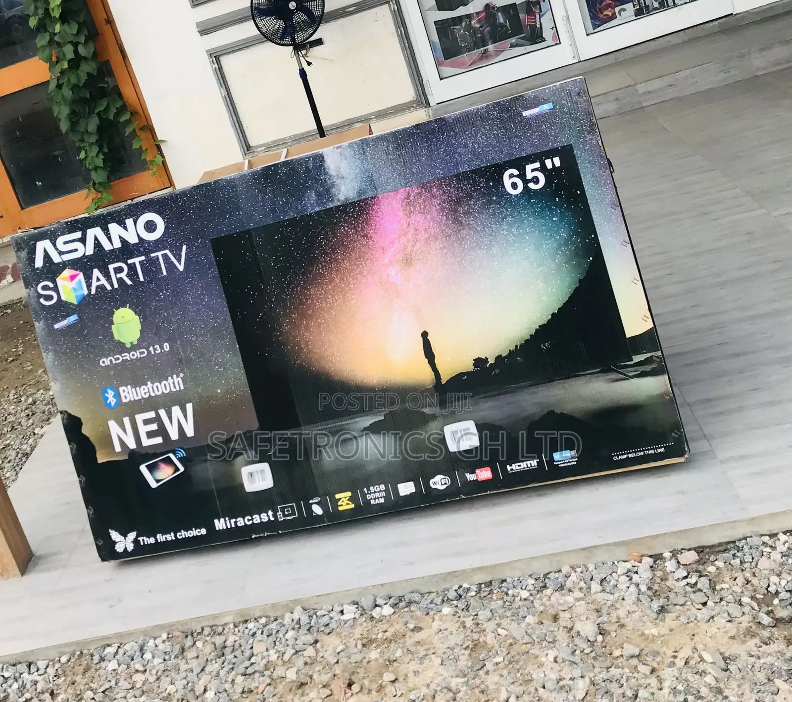 Boxed and Quality Asano 65 Inch Led Smart Sleek Tv 