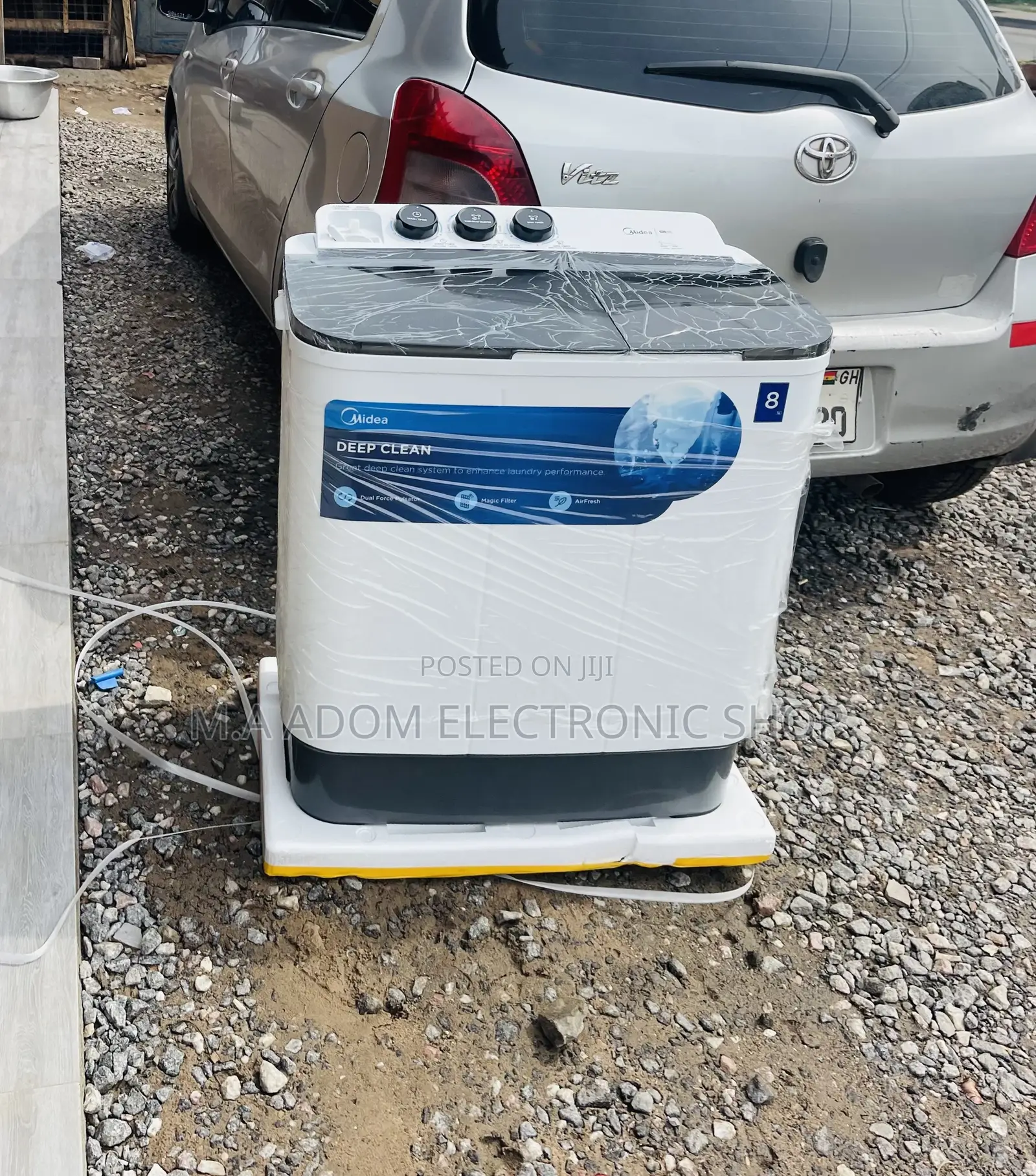 Shop Original Midea 8kg Semi-Automatic Washing Machine.