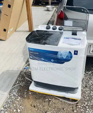 Order Classic Midea 8kg Semi-Automatic Washing Machine.