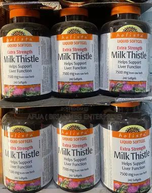 Holista Extra Strength Milk Thistle 250 Mg - 240 Softgels