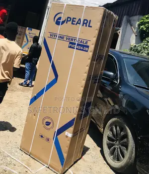Switchable Pearl 400 Liters PVC-424 Glass Display Fridge 