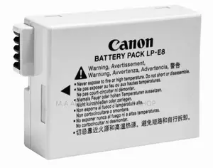 Canon Lp-E8 Battery Pack for EOS 550D, 600D, 650D and 700D