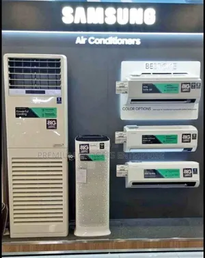 4-Way Auto Swing Samsung 3.5hp Floor Standing Inverter Ac