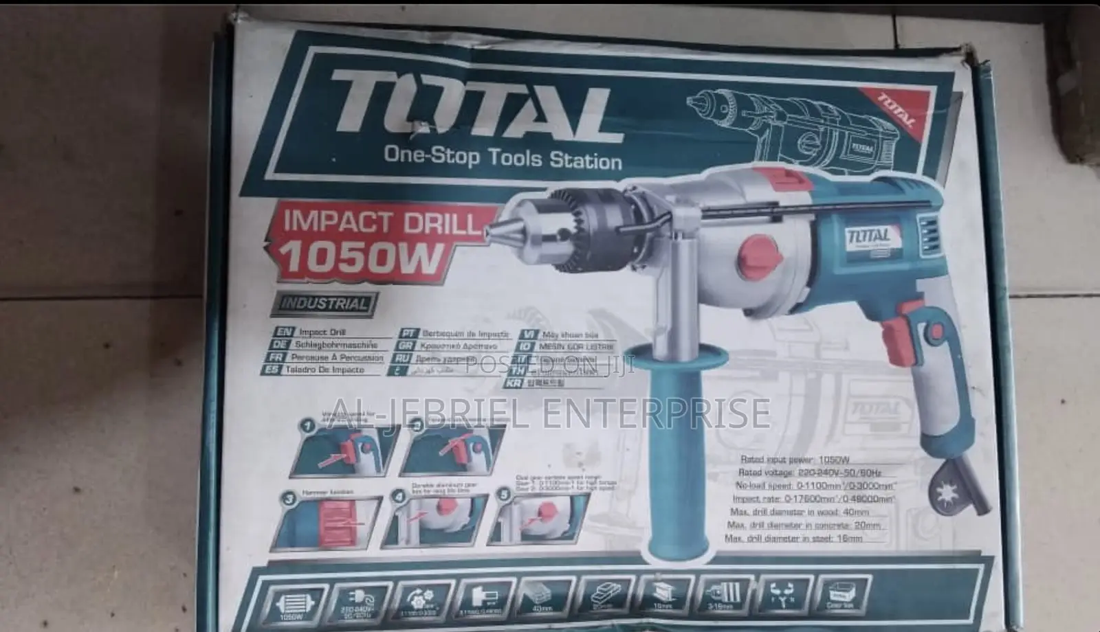 Total Impact Drill 1050 Watts