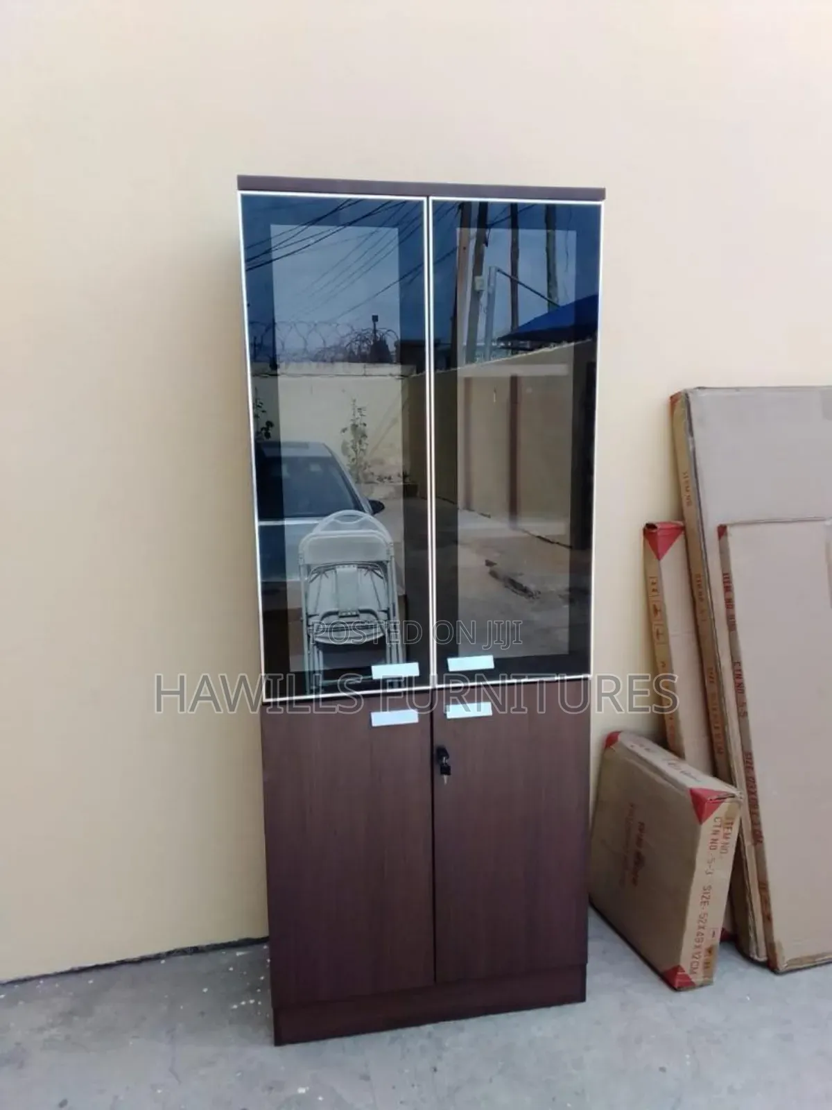 Wooden Glass Cabinet