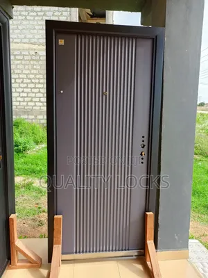 New Elegant Gray Metal Security Door