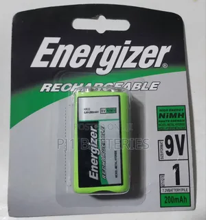 9v Energizer Rechargeable Battery