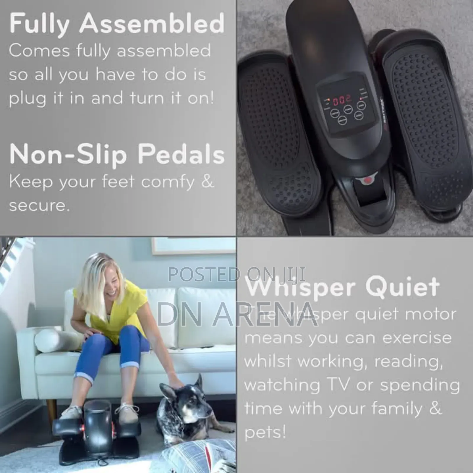 Orbitrek Mx - Motorized Under Desk Elliptical Exercise Bike
