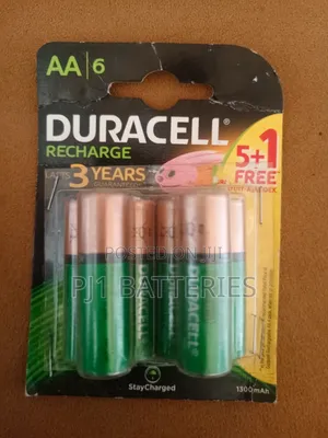 AA Duracell by Six Recharge Battery