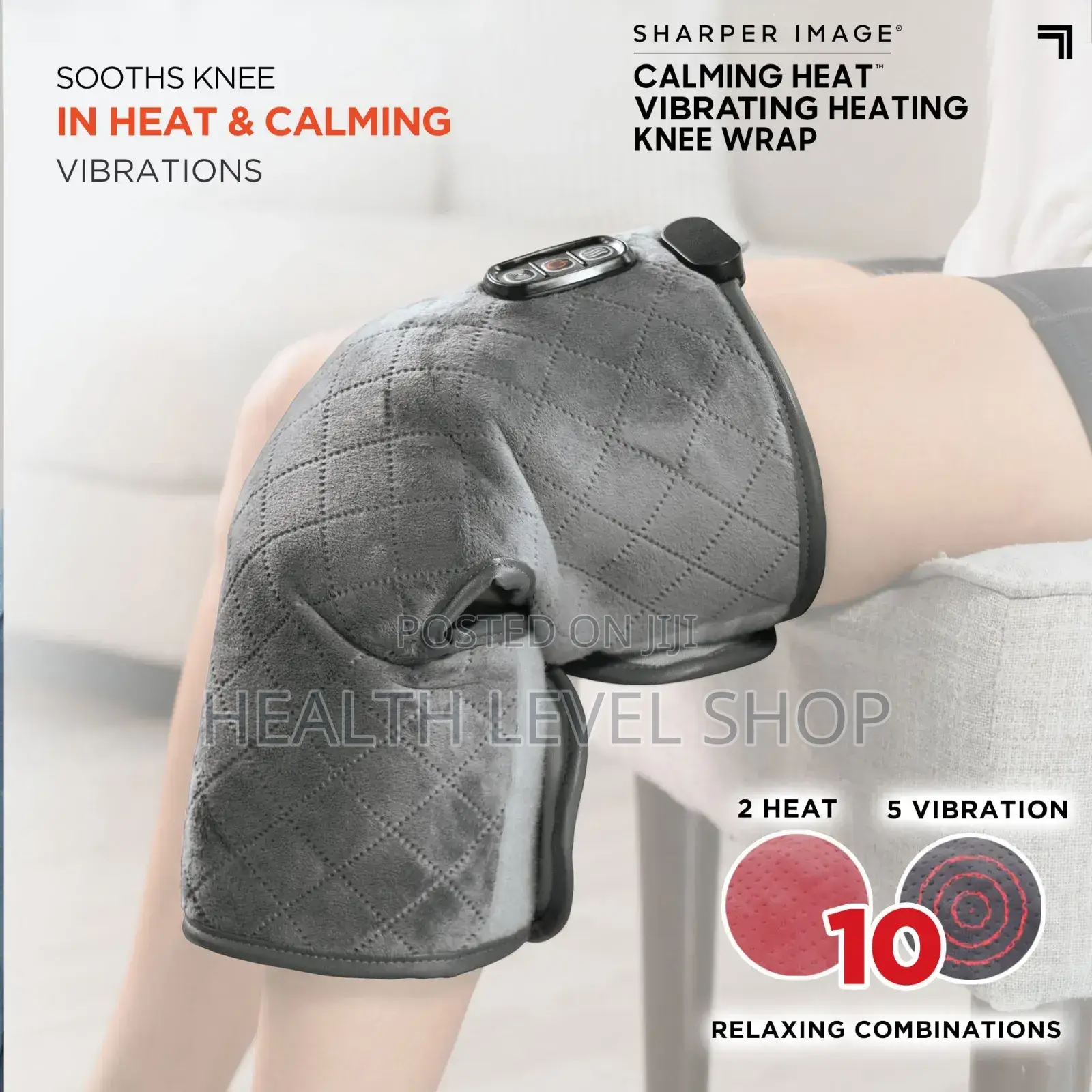 Calming Heat Massaging Knee Wrap
