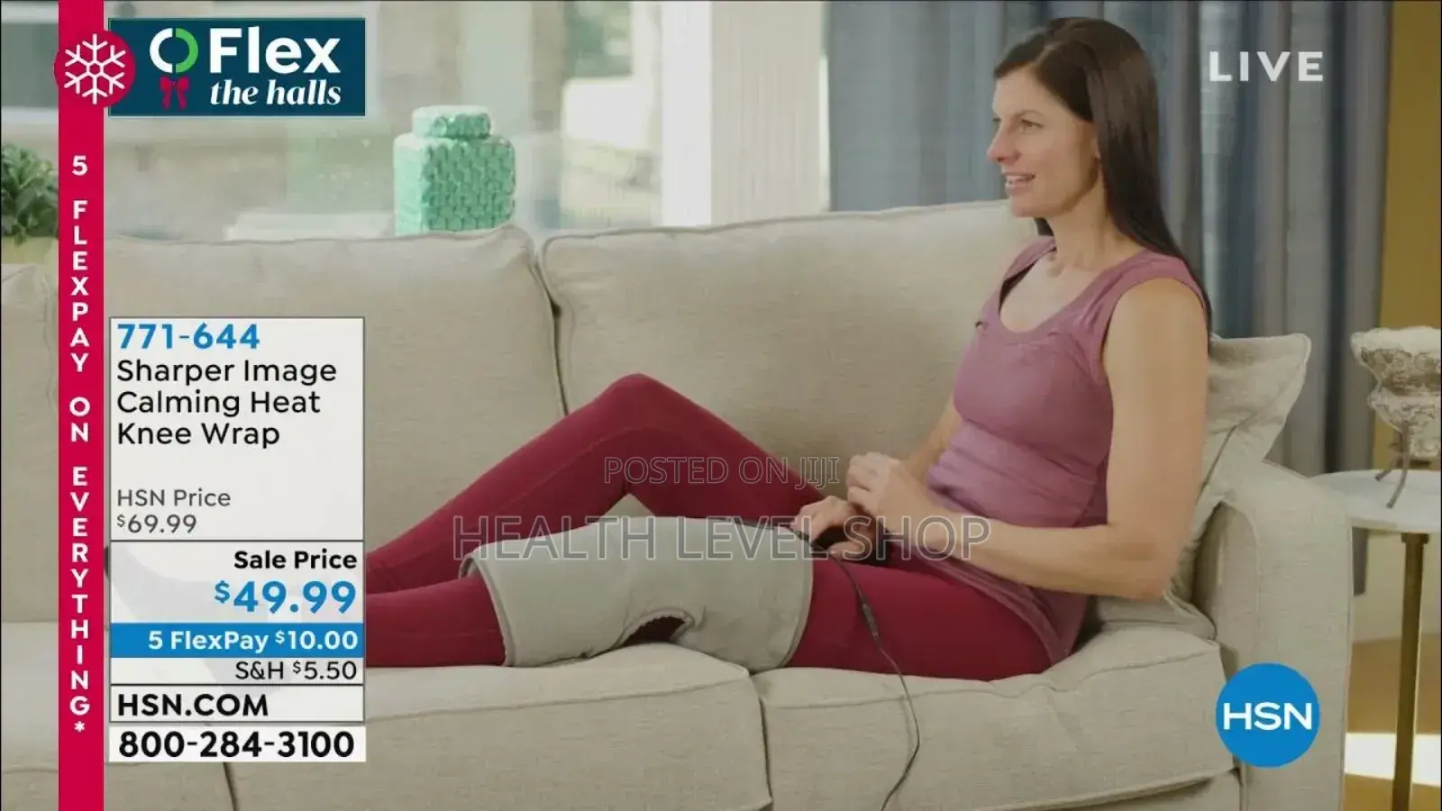 Calming Heat Massaging Knee Wrap