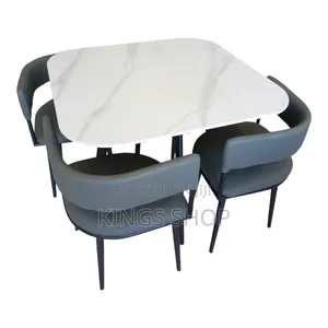 Marble Dining Set 4 Seater