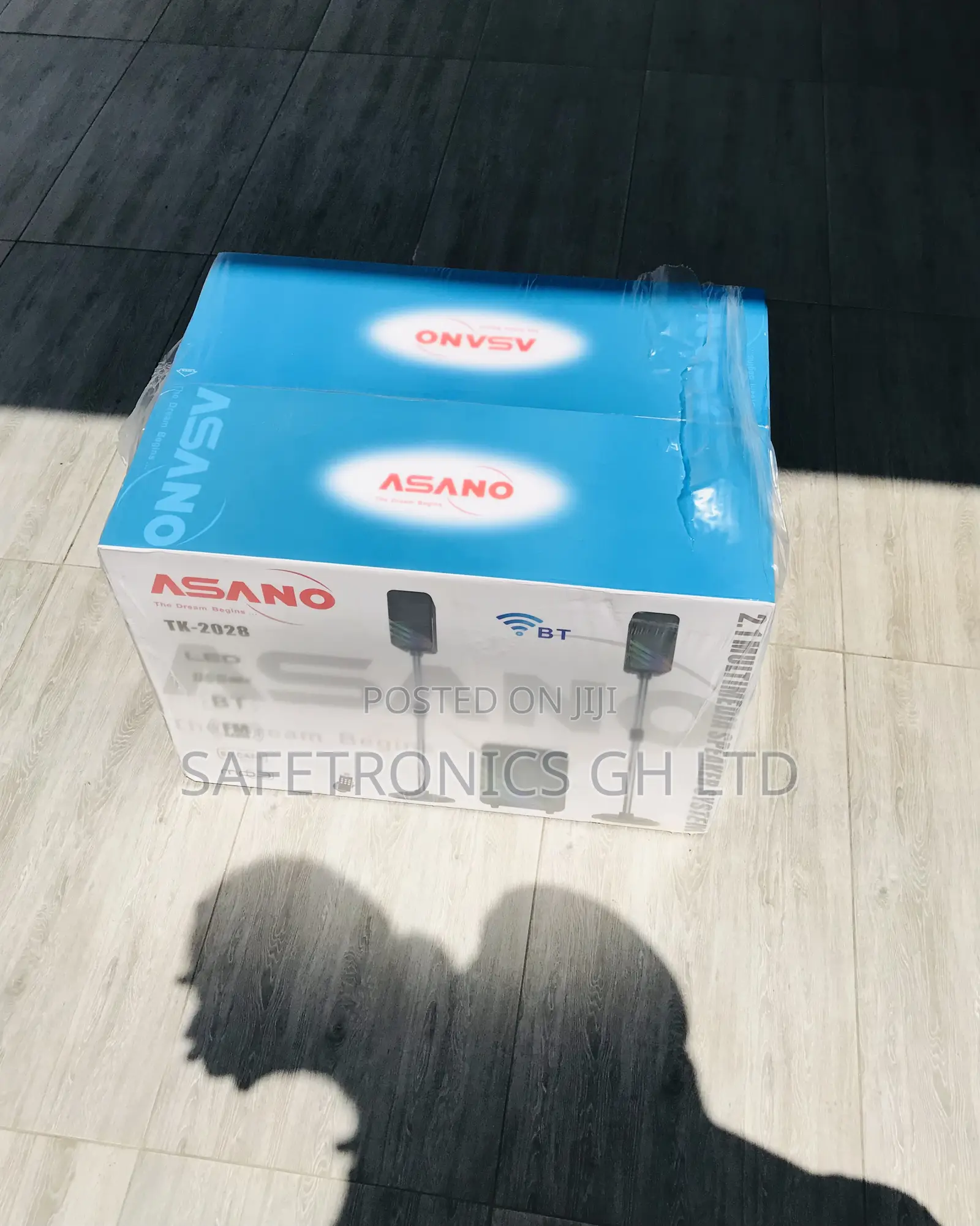 Brand New Asano TK-2080 Bluetooth Wireless Black Speakers
