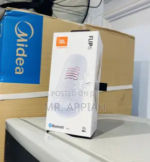 Well Design JBL Flip 6 Wireless Bluetooth Speaker, White