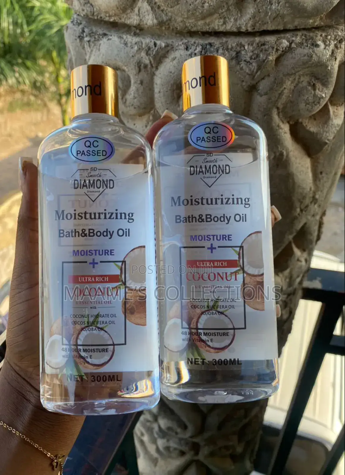 Smooth Diamond Moisturizing Bath and Body Oil