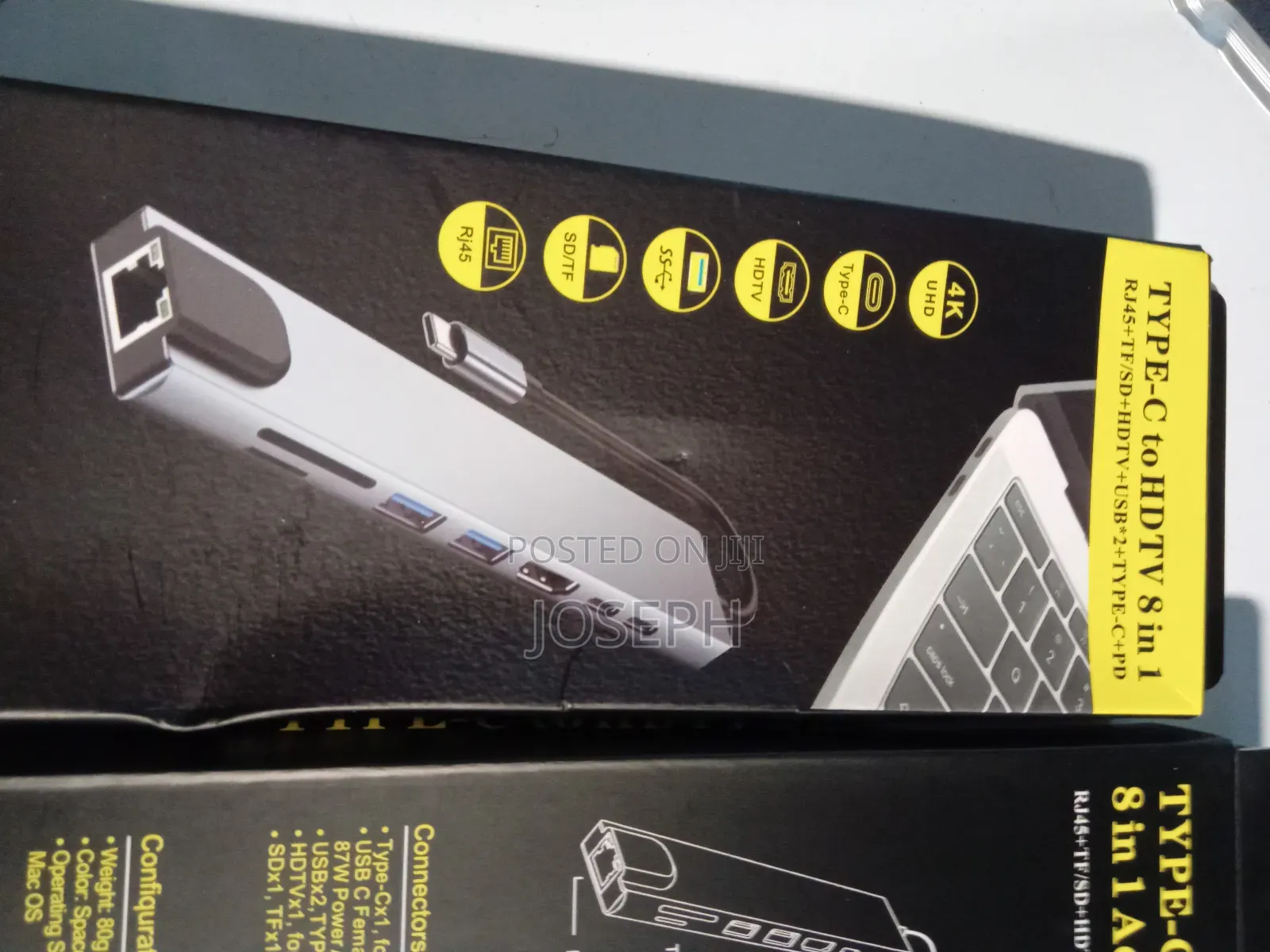 Usb Hub Type C 8in1 Adapter
