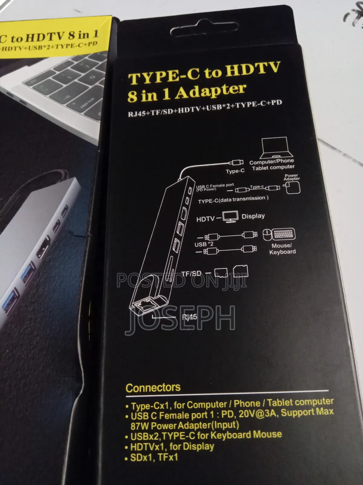 Usb Hub Type C 8in1 Adapter