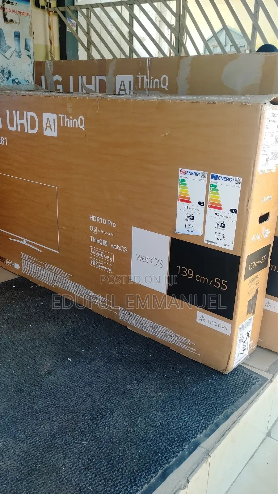 LG 55" UHD SMART Apple Airplay Netflix Youtube Bluetooth