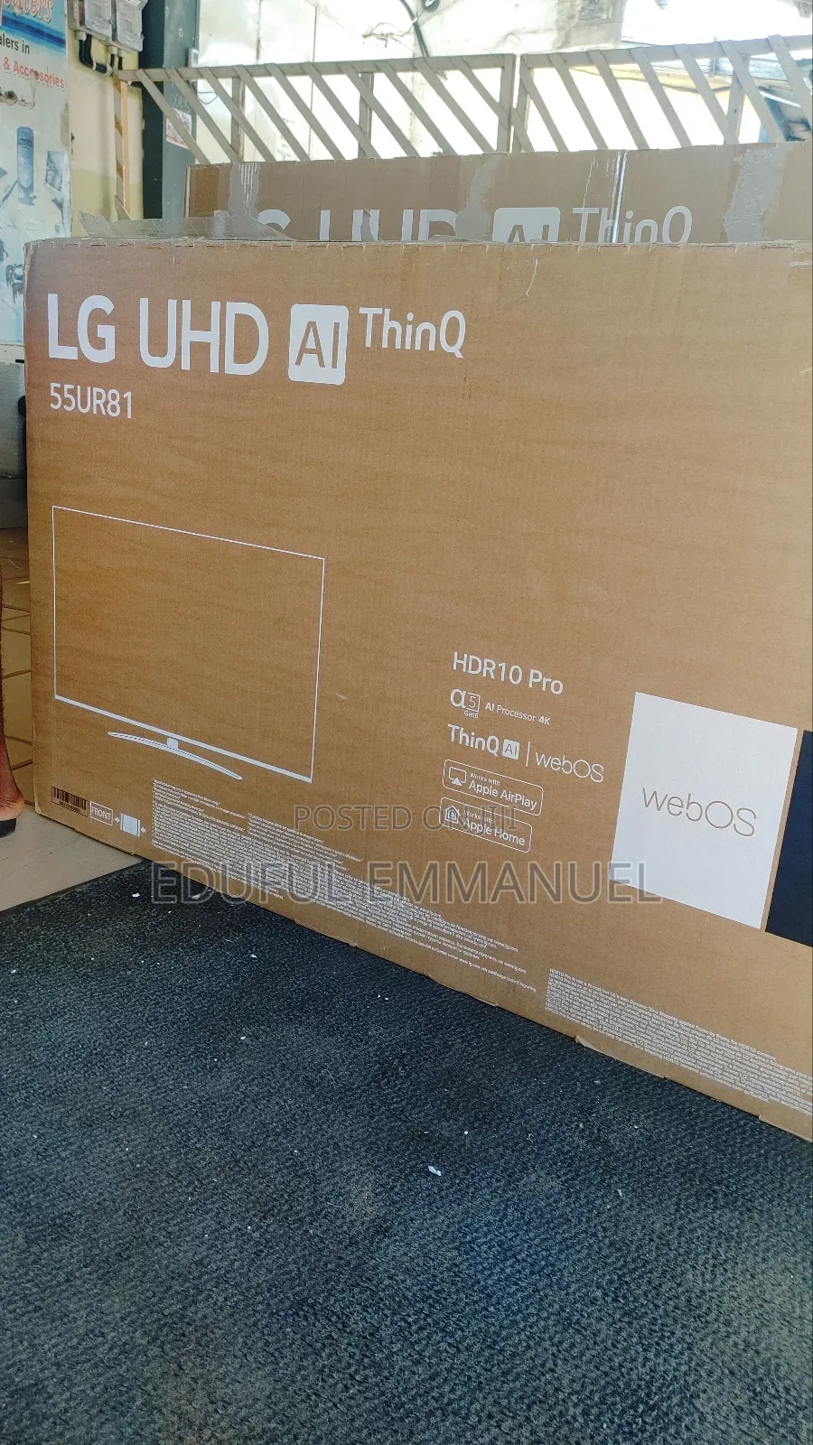LG 55" UHD SMART Apple Airplay Netflix Youtube Bluetooth