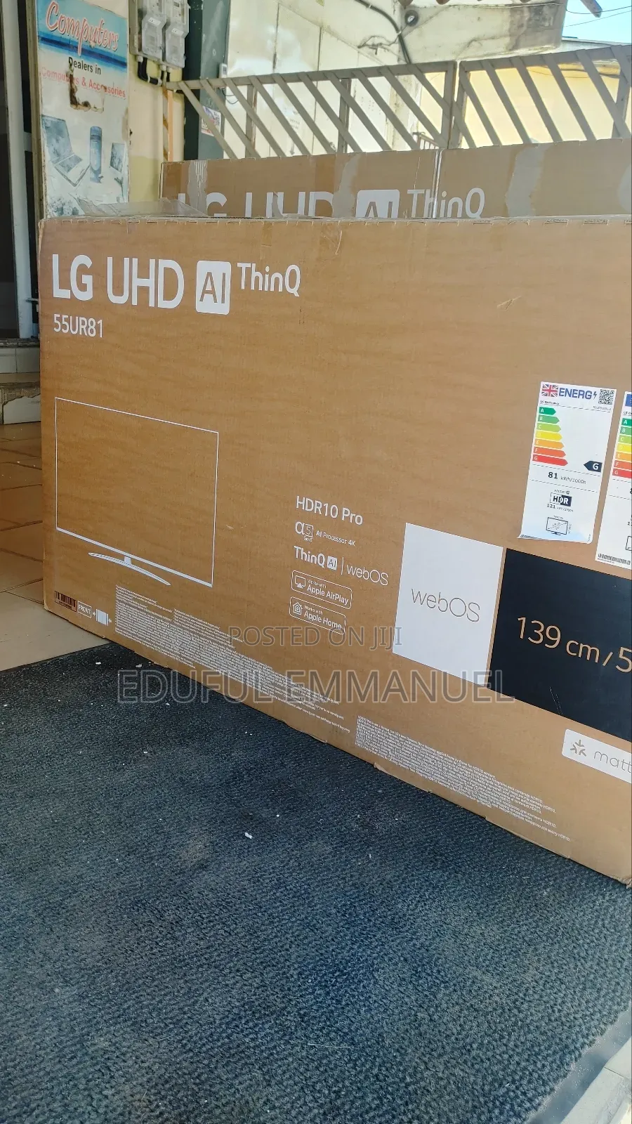 LG 55" UHD SMART Apple Airplay Netflix Youtube Bluetooth