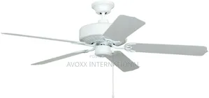 Craftmade END52WW Heavy-Duty 52" Ceiling Fan/ Brown Blades