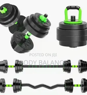 30kg (4 in 1) Dumbells/Barbells
