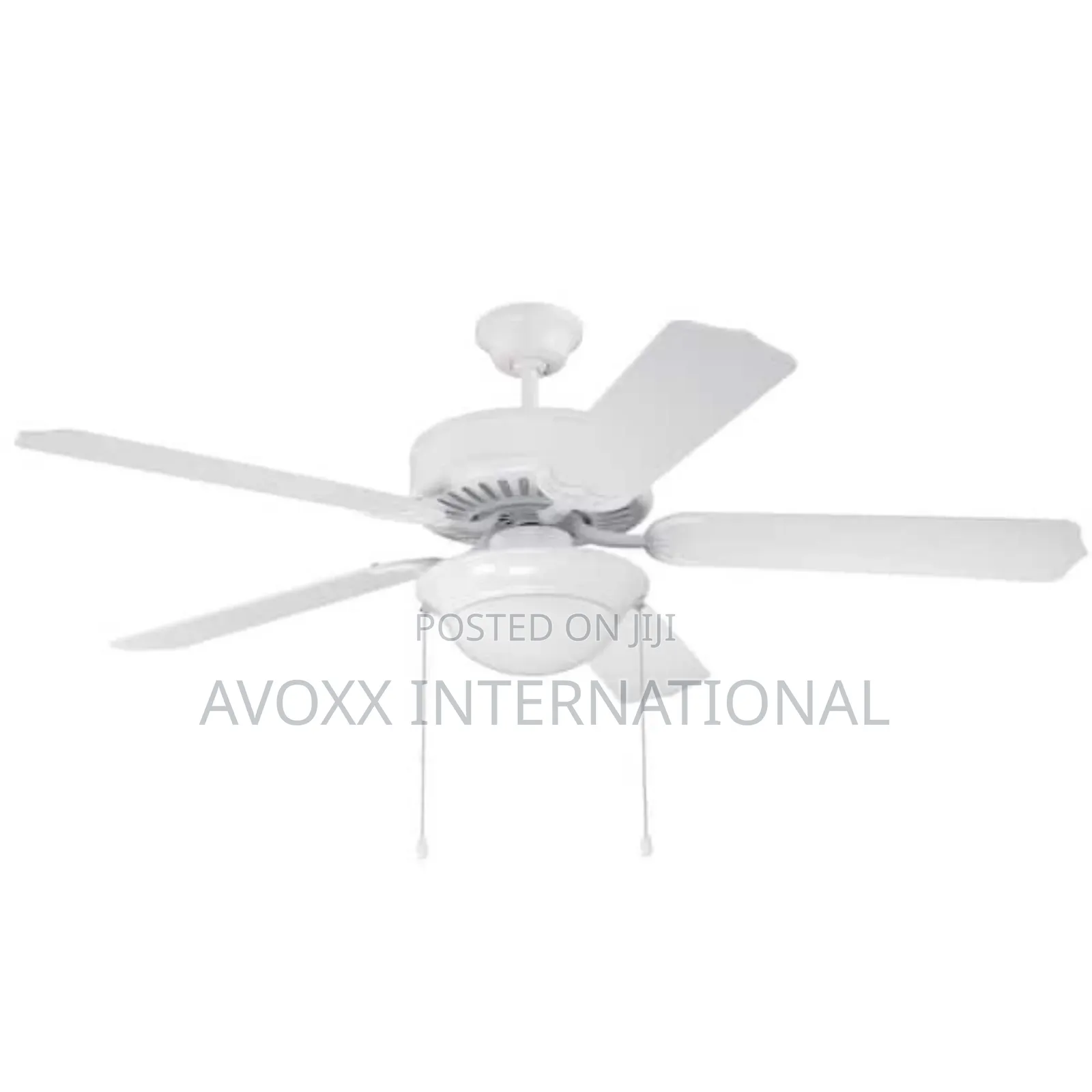 Craftmade C209W W/Light 52" Ceiling Fan - Dark Gray Blades