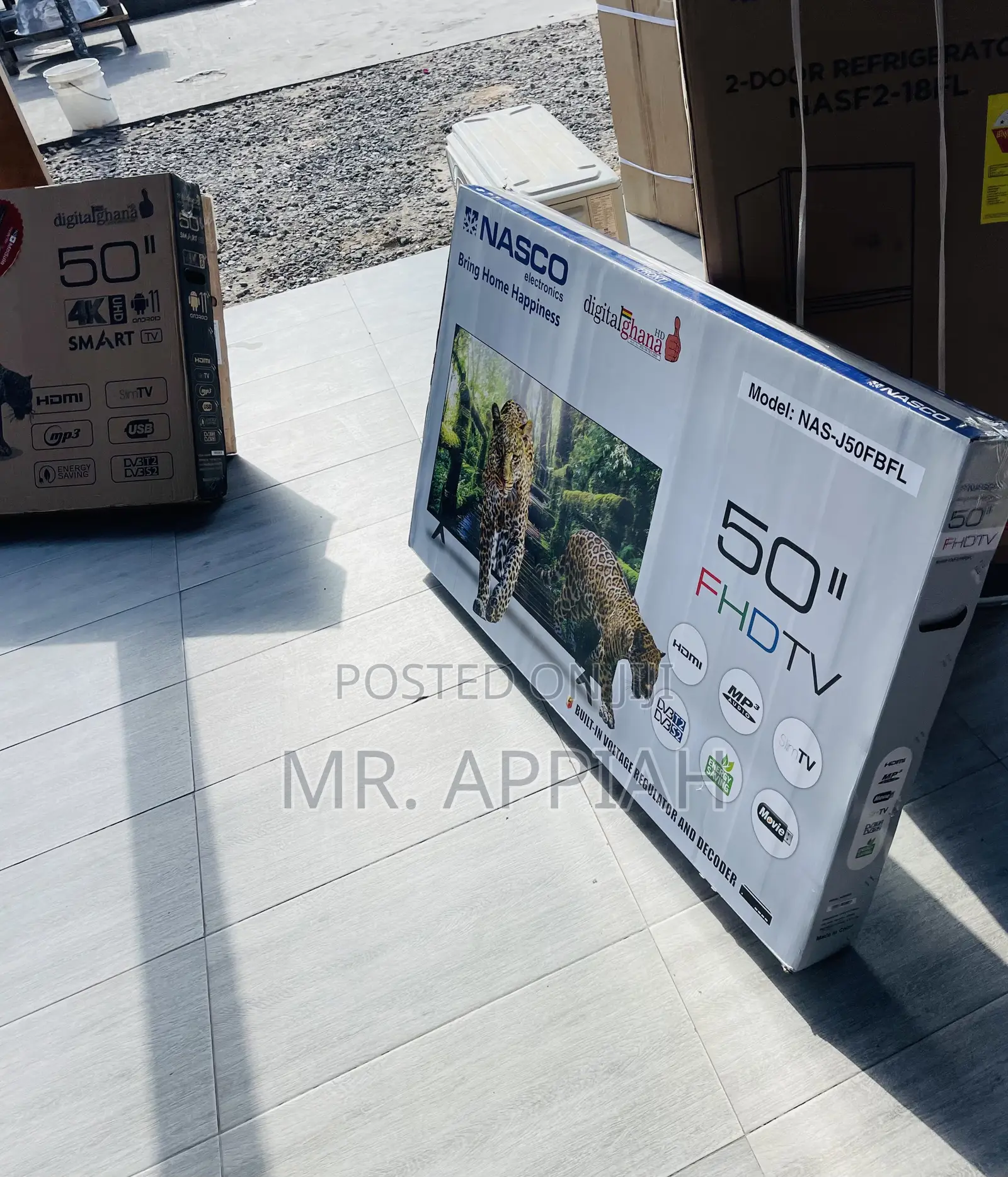 Unique Nasco 50 Inch Full HD Satelliet Electric Tv.
