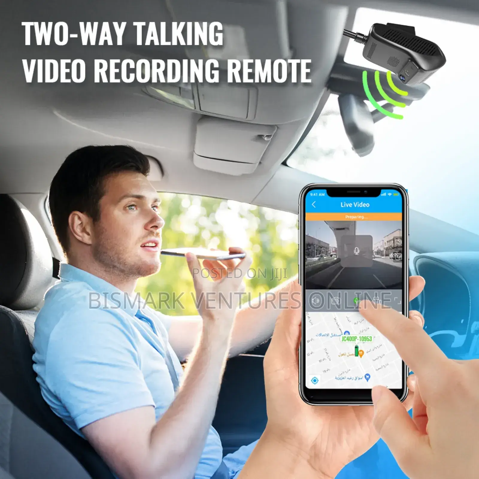 JIMI JC400P 4G Vehicle Camera Live Stream Video Tracking Cam