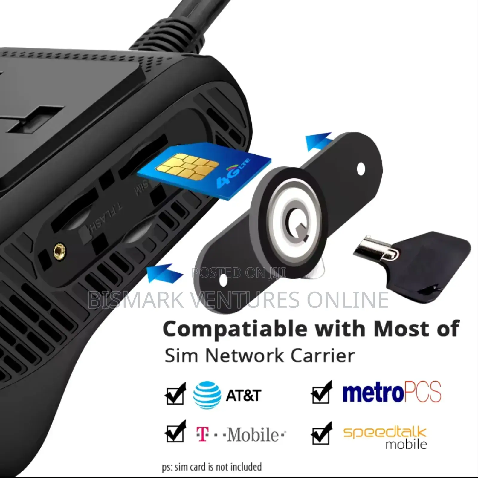 JIMI JC400P 4G Vehicle Camera Live Stream Video Tracking Cam