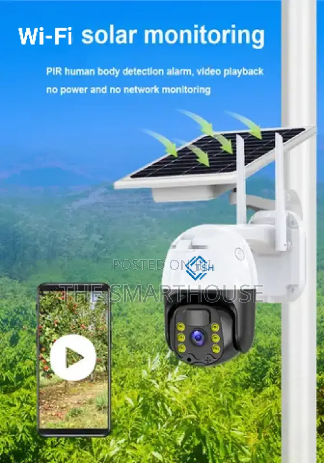 TSH- Smart Solar CCTV Camera