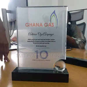 High Class Glass Award Plaque