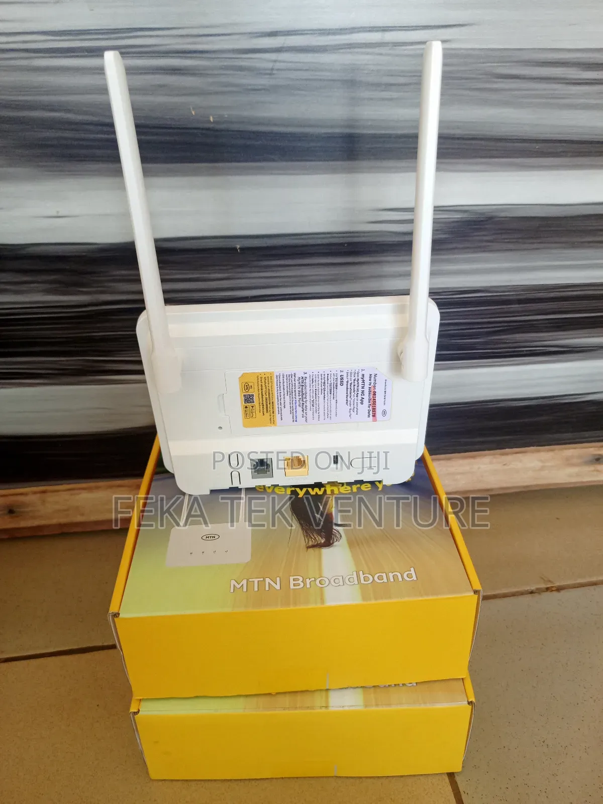 All Network 4g MTN Router + 5000mah Ups