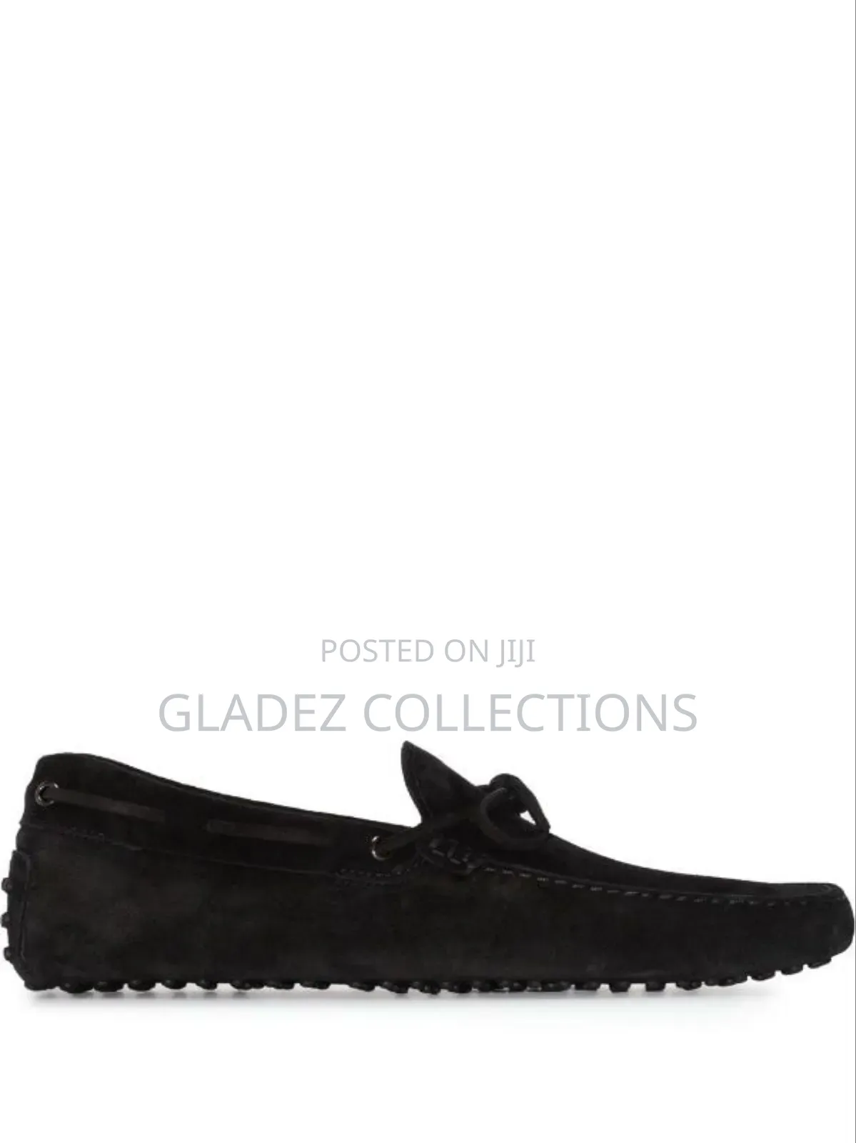 Tods Suede Black Loafer