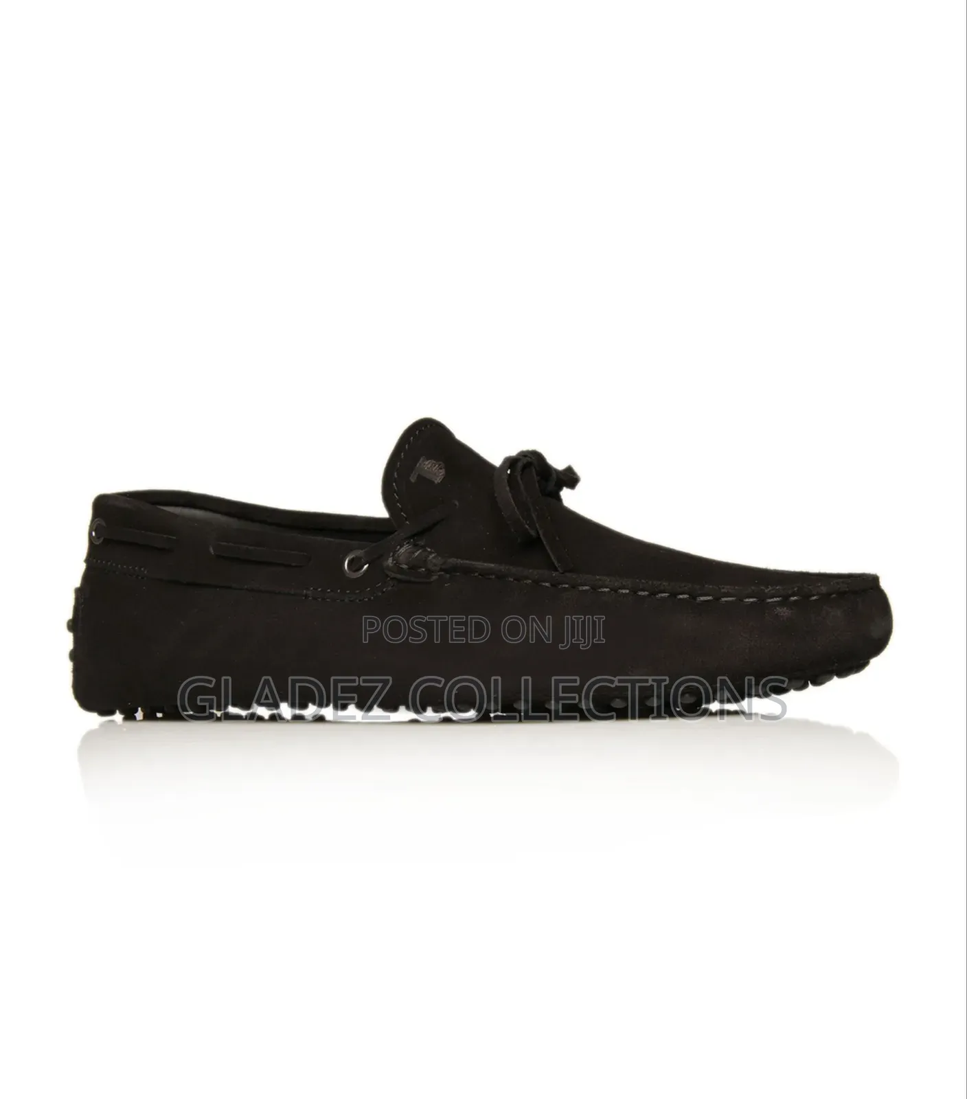 Tods Suede Black Loafer