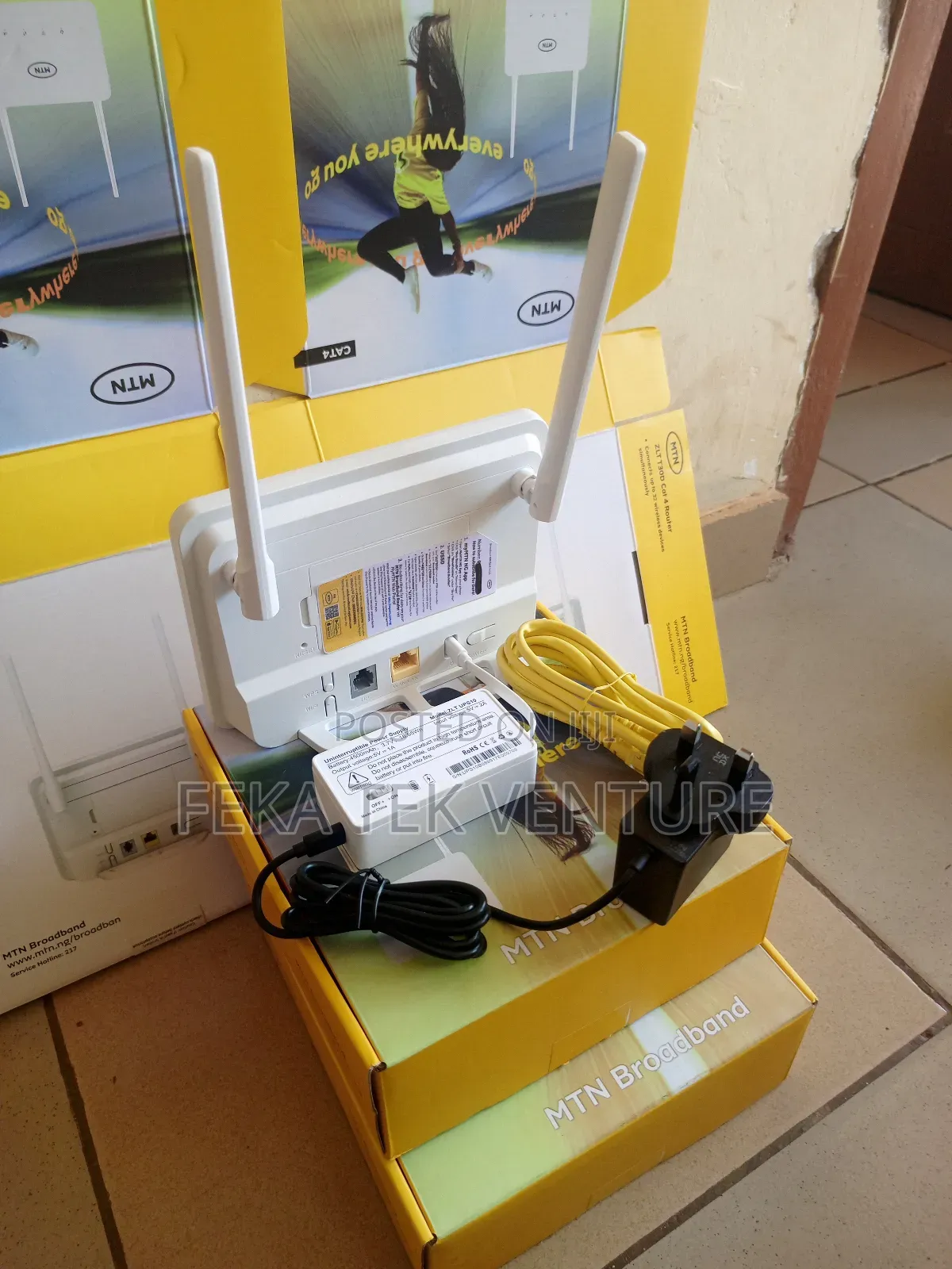 Turbo 4g Mtn,Voda, at Sim Card Supported Router + Power Bank