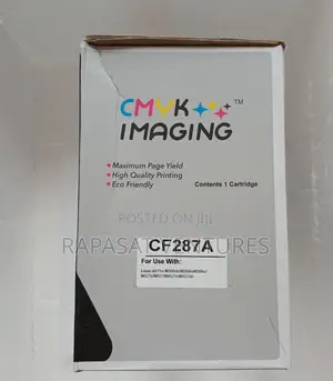 CMYK 87A Black Toner Cartridge, CF287A