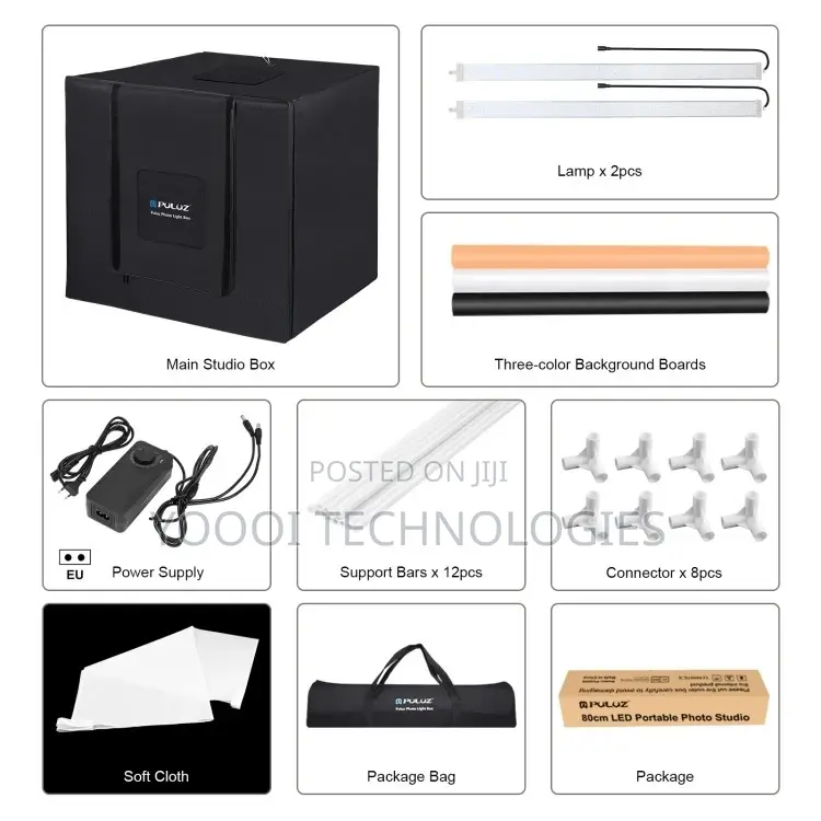 80cm Photography Assembled Studio Shooting Box