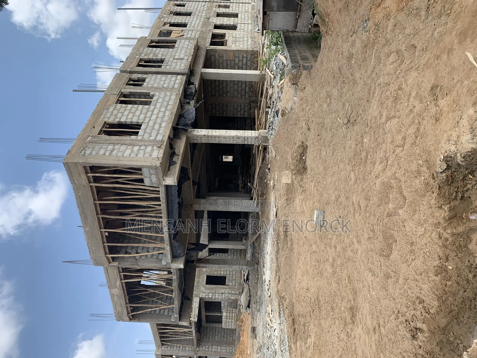 We Are a Good Company Construction Worker.Face Wall . House