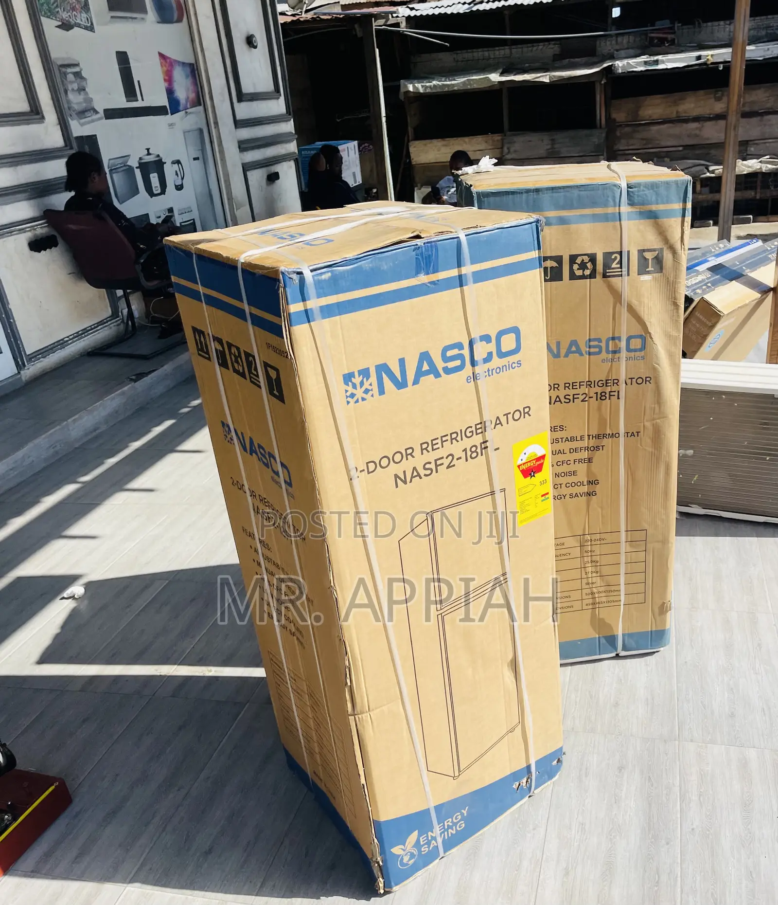 Super Chilling Nasco F2-18fl Double Door Electric Fridge