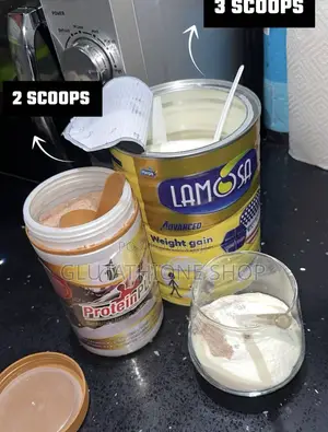 Lamosa Advanced Kids and Adult Weight Gain Powdered Drink.