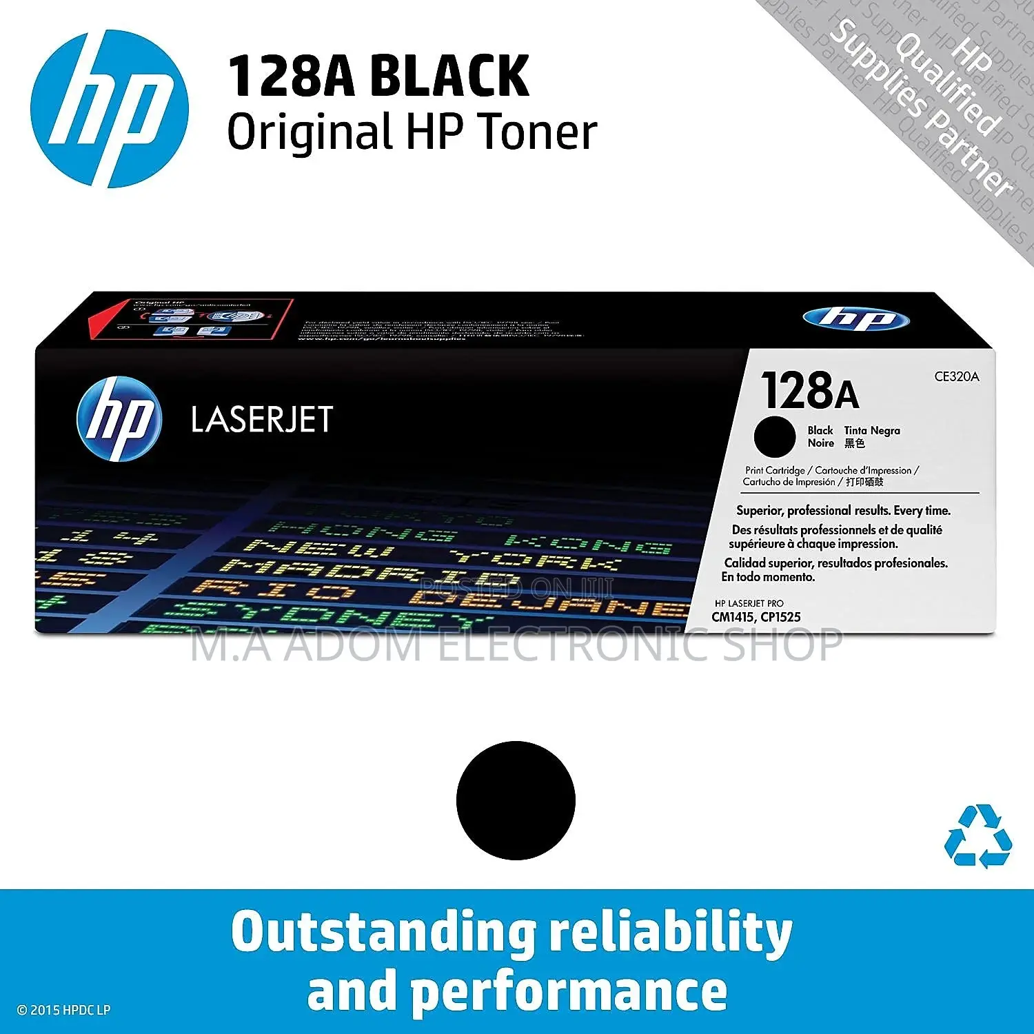 Brand New HP Compatible Toner(128C).