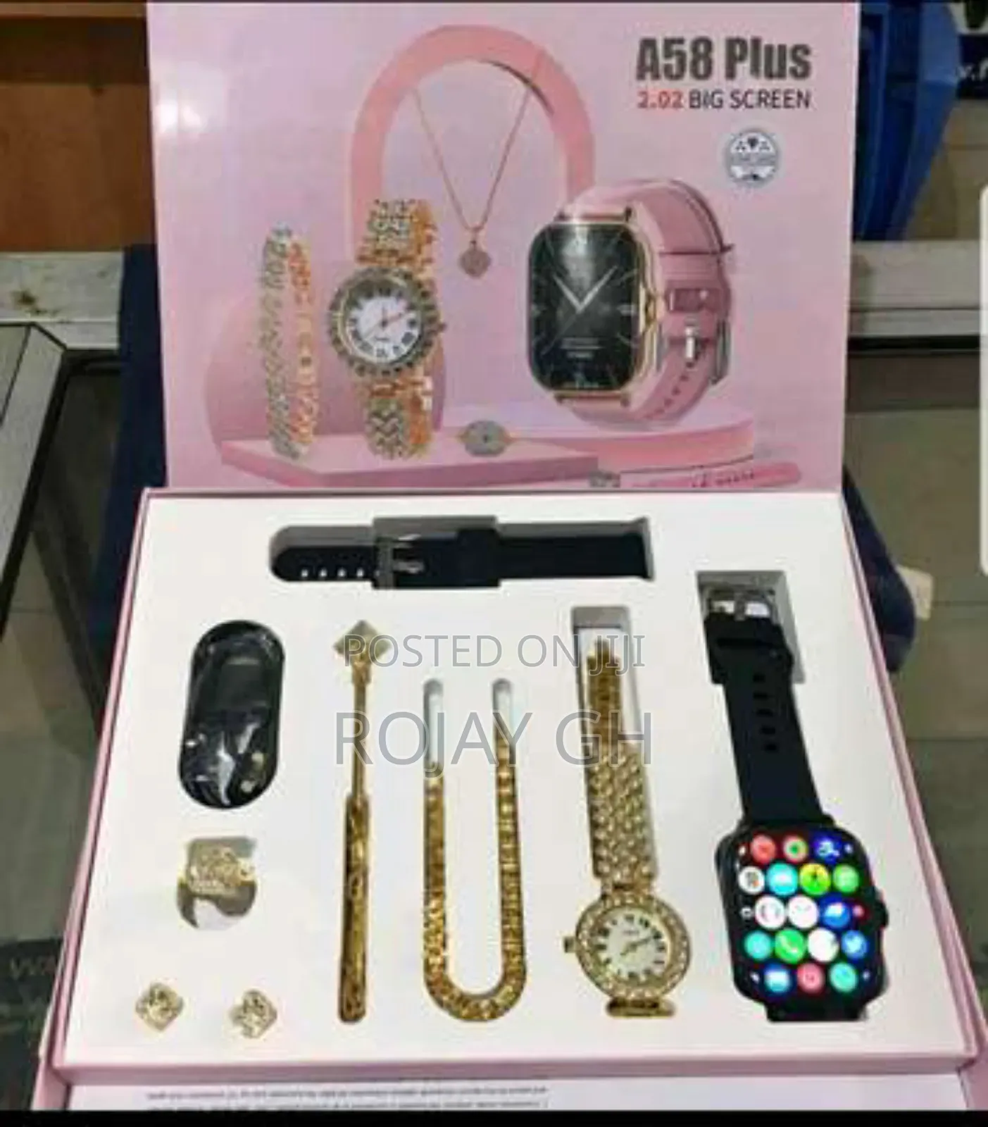 A58 Smartwatch X'mas Gift Box Combo