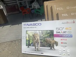 No Strain Eyes-Nasco 50 UHD Smart Flat Vidaa NAS-J50FUS-VID