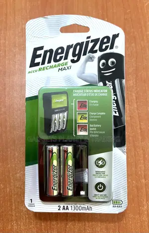 Energizer Maxi Recharge 4way Charger With 2pcs of Aa Battery